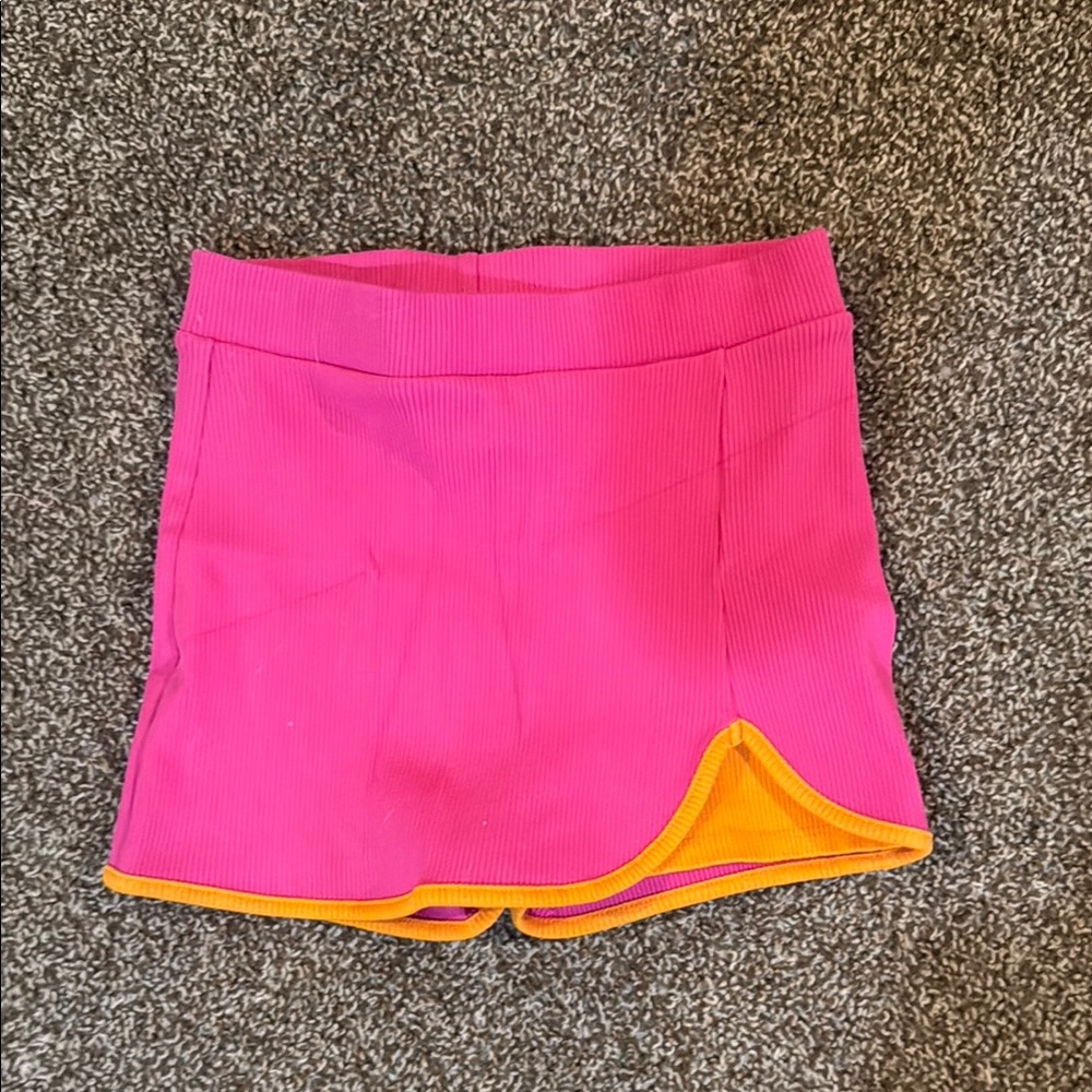 Pink and Orange Fashion Nova Skort